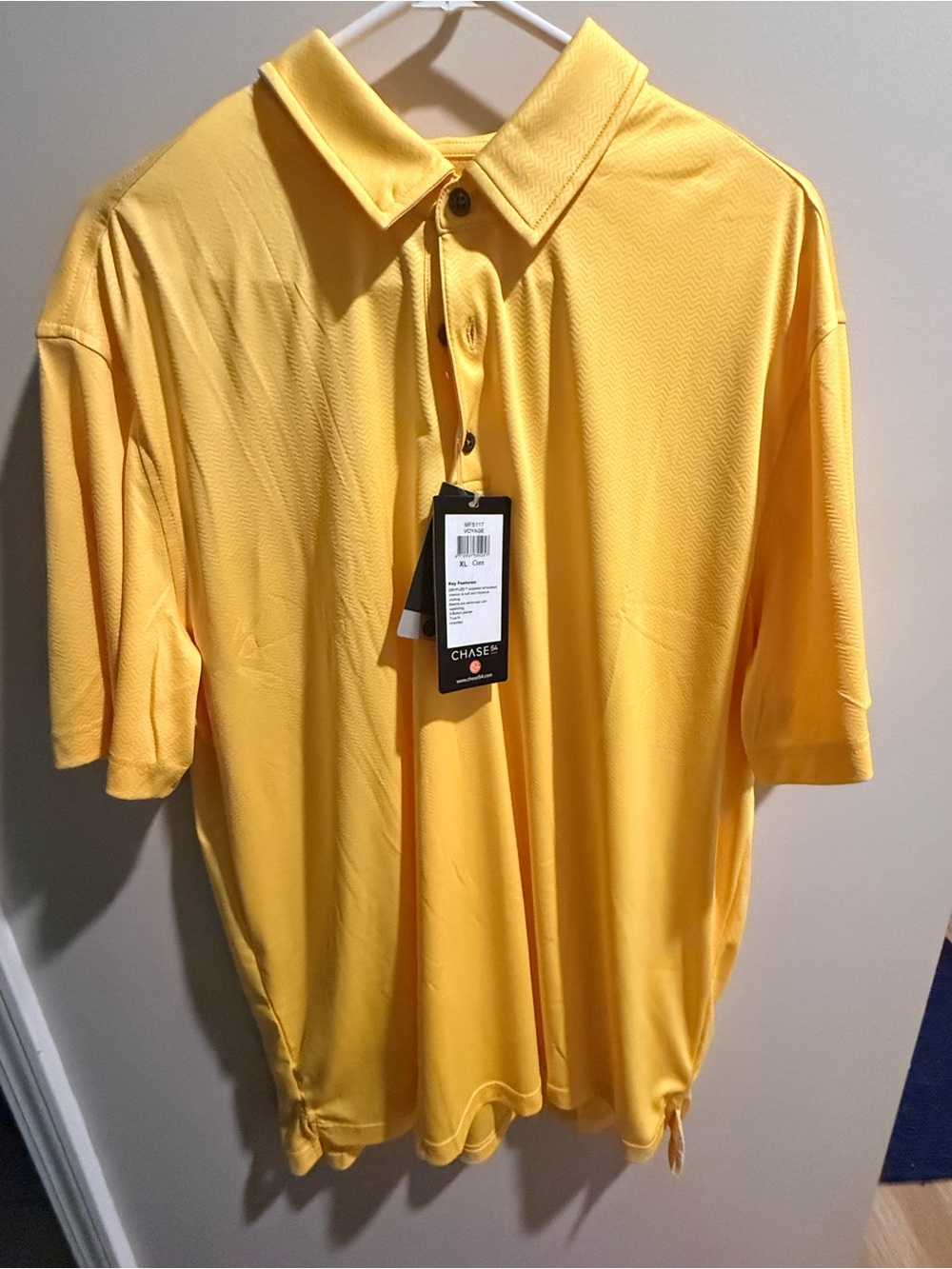 Chase 54 Men’s Yellow Polo Shirt